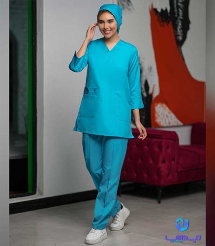 مدل آناهیتا رنگ آبی آسمانی