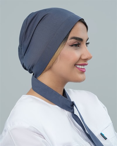 کلاه حجاب جنس تترون رنگ فیلی