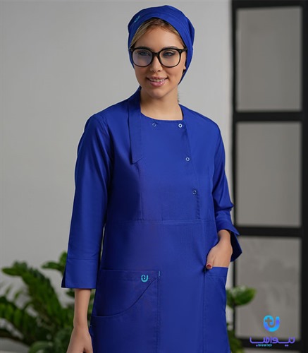 مدل آتوسا رنگ آبی کاربنی