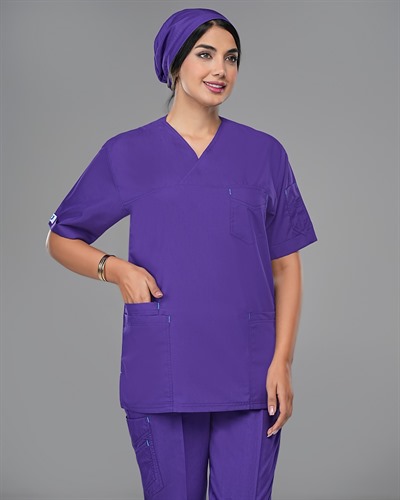 اسکراب شلوار مدل آدرین بنفش