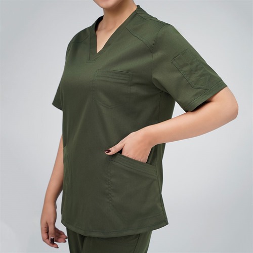 اسکراب شلوار مدل آرمان رنگ ارتشی