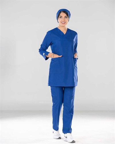 تونیک و شلوار مدل آدرینا رنگ کاربنی