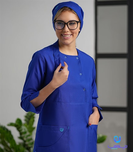مدل آتوسا رنگ آبی کاربنی