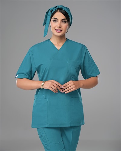 اسکراب شلوار مدل آدرین رنگ کله غازی
