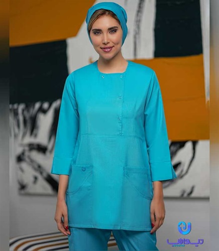 مدل آتوسا رنگ آبی آسمانی