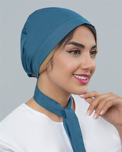 کلاه حجاب جنس ترگال رنگ کله غازی