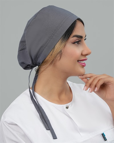 کلاه جراحی جنس تترون رنگ طوسی