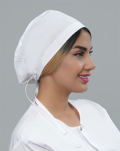 کلاه جراحی جنس ترگال رنگ سفید