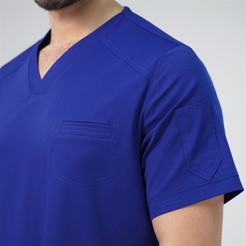 اسکراب شلوار مدل آرمان رنگ آبی کاربنی