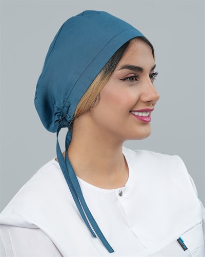 کلاه جراحی جنس ترگال رنگ کله غازی