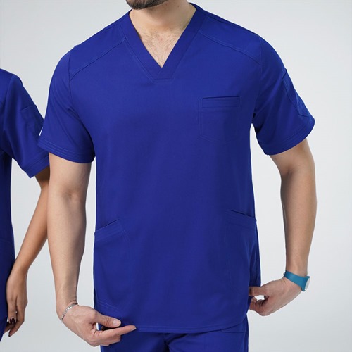 اسکراب شلوار مدل آرمان رنگ آبی کاربنی