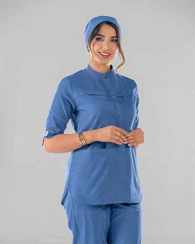 مدل آنا رنگ جین آبی روشن