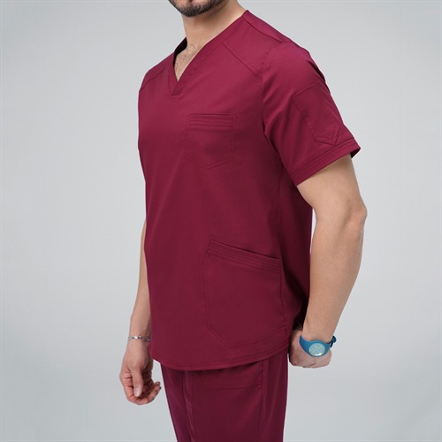 اسکراب شلوار مدل آرمان رنگ زرشکی