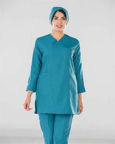تونیک و شلوار مدل آدرینا رنگ کله غازی