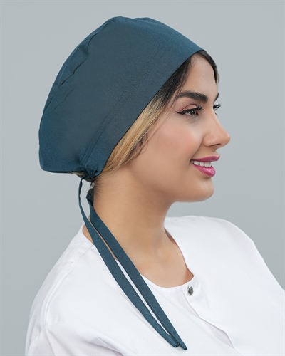 کلاه جراحی جنس ترگال رنگ سبز درباری