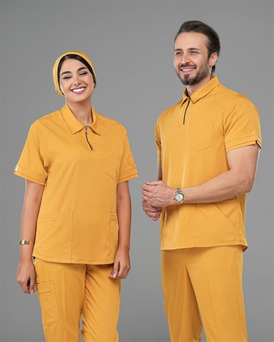 اسکراب تک مدل آیدین رنگ انبه ای
