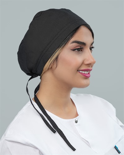 کلاه جراحی جنس ترگال رنگ مشکی