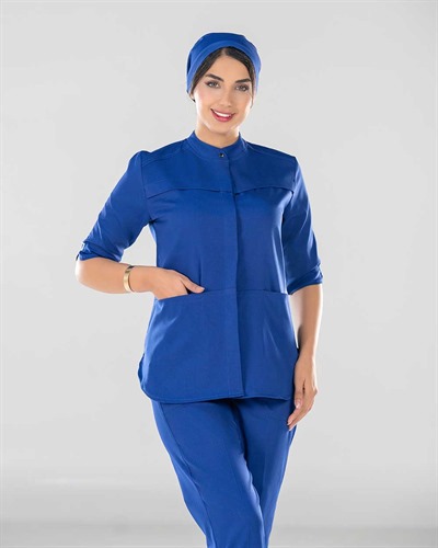 مدل آنا رنگ آبی کاربنی