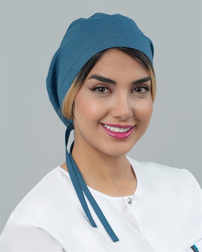 کلاه جراحی جنس ترگال رنگ کله غازی