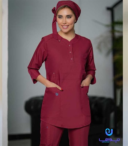 مدل آروشا رنگ زرشکی
